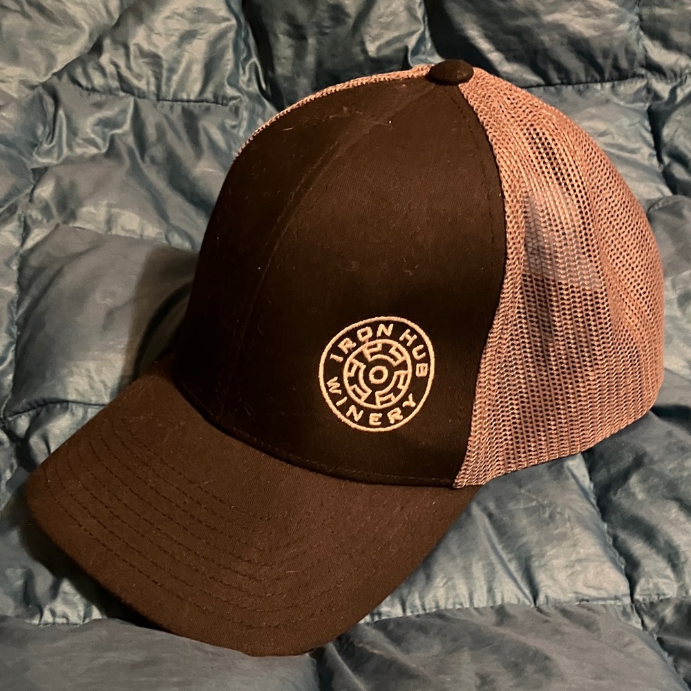 Black and gray hat